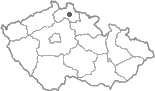 Mapa ČR - poloha obce Rádlo